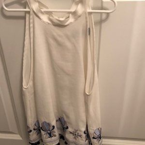 NEW FRANCESCA'S HIGH NECK SLEEVELSS TOP -SIZE XS